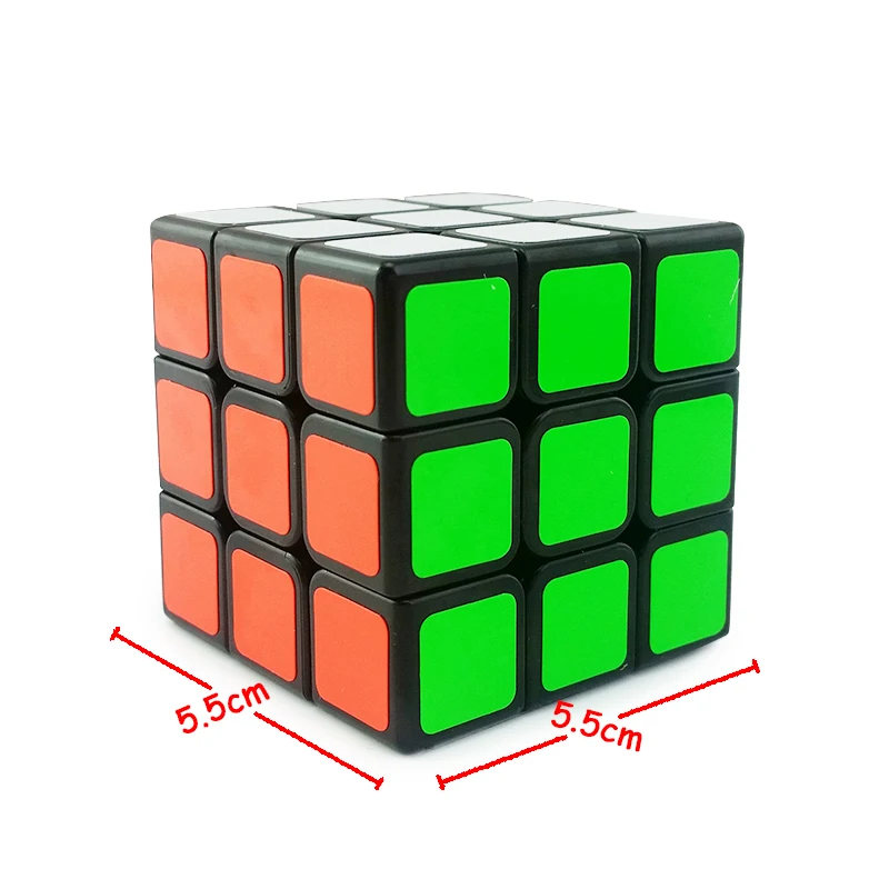 Черный плавно Профессиональный Скорость Magic Cube Base-головоломка, Классический Развивающая игра развивающие игрушки 3x3, 4x4