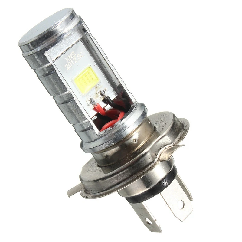 

12W Motorcycle Bulb Hi/Lo Beam Headlights Headlamp Front Light Bulb LED Light Lamp 6000-6500K 1200LM