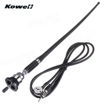 KOWELL 36cm Universal Rubber Car Auto Roof Fender Antenna Signal Booster Amplifier Aerials Whip Mount Mast for Volkswagen VW