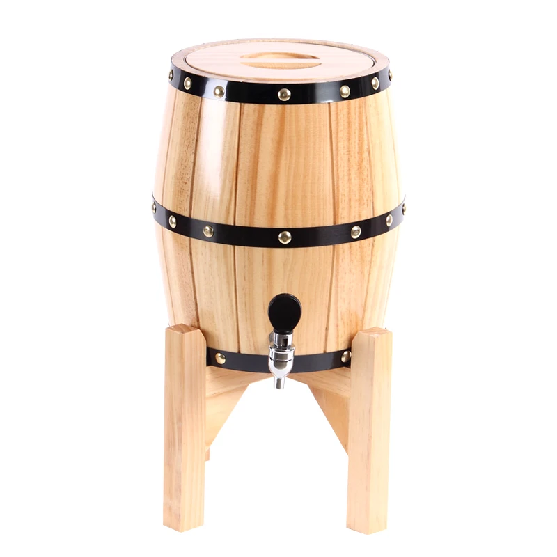 3L Beer Barrels Oak Beer Keg Vertical Wine Barrels Casks Of Beer