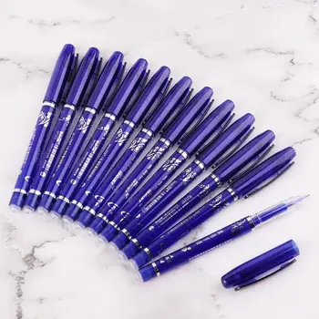 

Blue And White Porcelain Printing Erasable Pen Student Large Capacity Easy To Wipe Pen Full Needle 0.5mm Gel Pen l29k