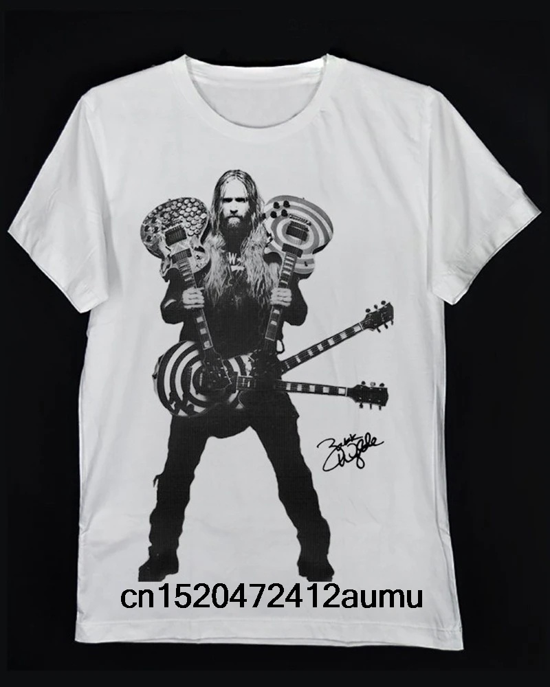 

Zakk Wylde Jeffrey Phillip Wielandt Hard Rocker Book of Shadows White Crew Neck Unisex T-Shirt S-XXXL