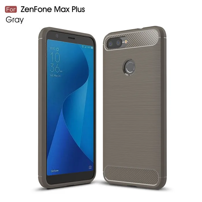 Чехол из углеродного волокна для Asus Zenfone Max Plus M1 ZB570TL, мягкий чехол из ТПУ для Max Pro M2 ZB631KL ZB633KL M1 ZB602KL ZB602KL