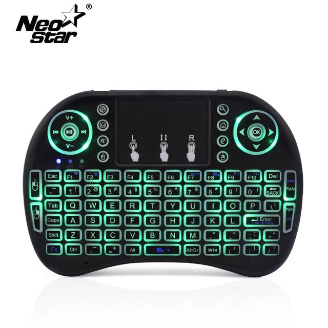Best Price Wireless Keyboard Mouse I8 2.4G Receiver Optical Mouse English Version Touchpad Handheld Remote control For Android TV Box PC