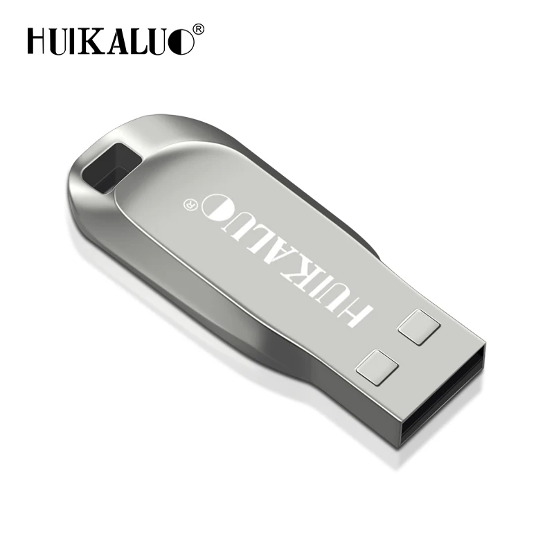 USB флеш-накопитель Флешка 4 ГБ 8 ГБ 16 ГБ флеш-накопитель металлический накопитель водонепроницаемый 32 Гб 64 Гб USB флеш-накопитель портативная карта памяти - Цвет: silver