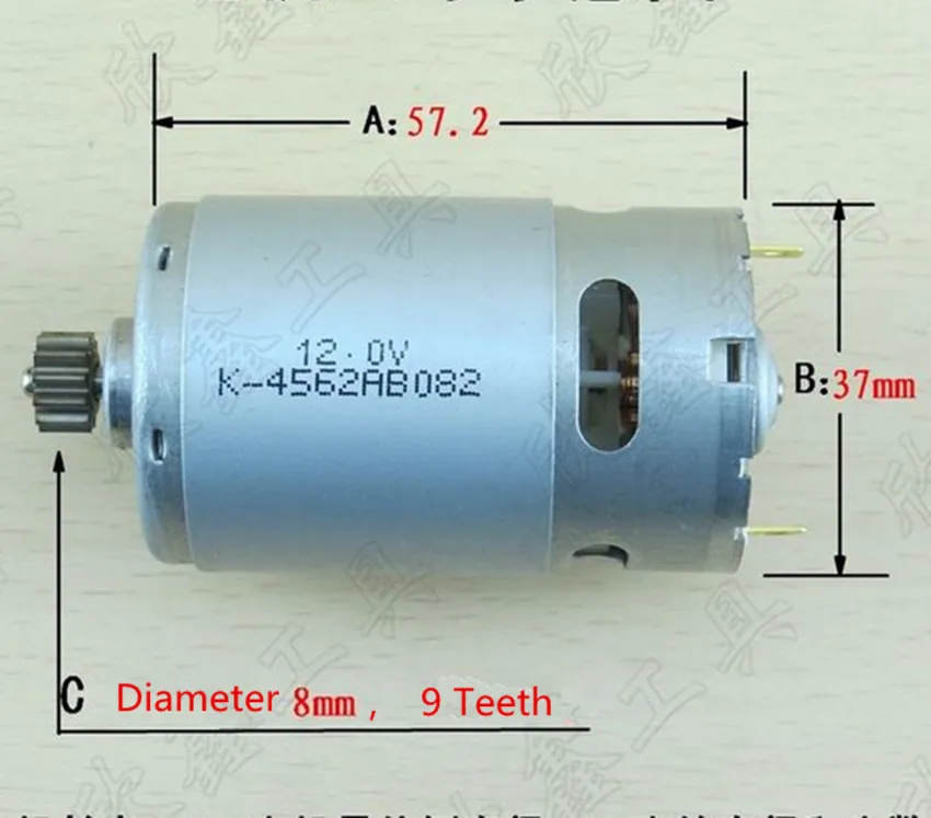 Сменный Электродвигатель с 9 зубцами постоянный ток 12 В для BOSCH GSR12V GSR12 1