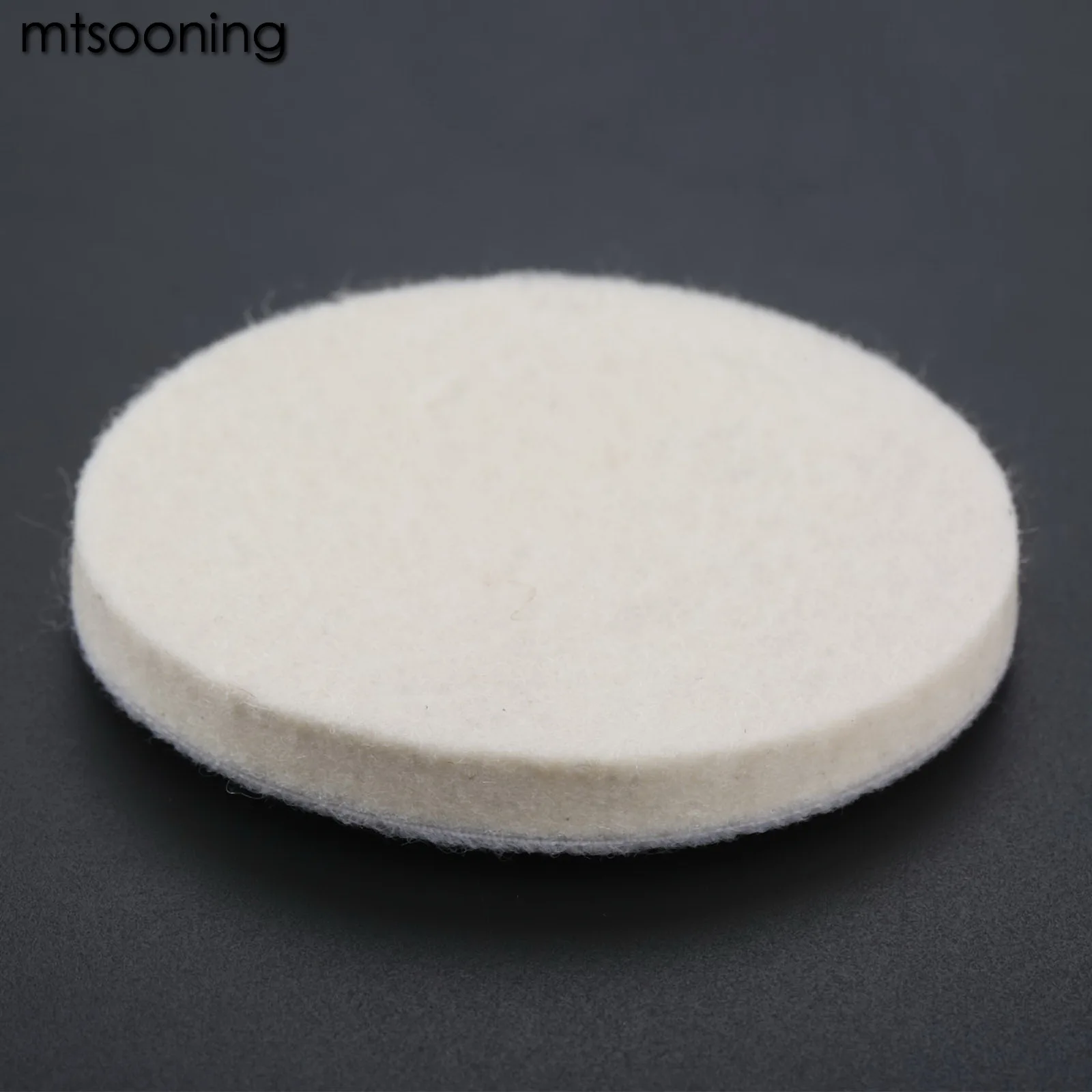 mtsooning 2pcs 3" Inch 75mm Polishing Pad Wool Grinding Buffing Polishing Wheel Disk Sheets Polish Disc Drill Dremel Rotary Tool