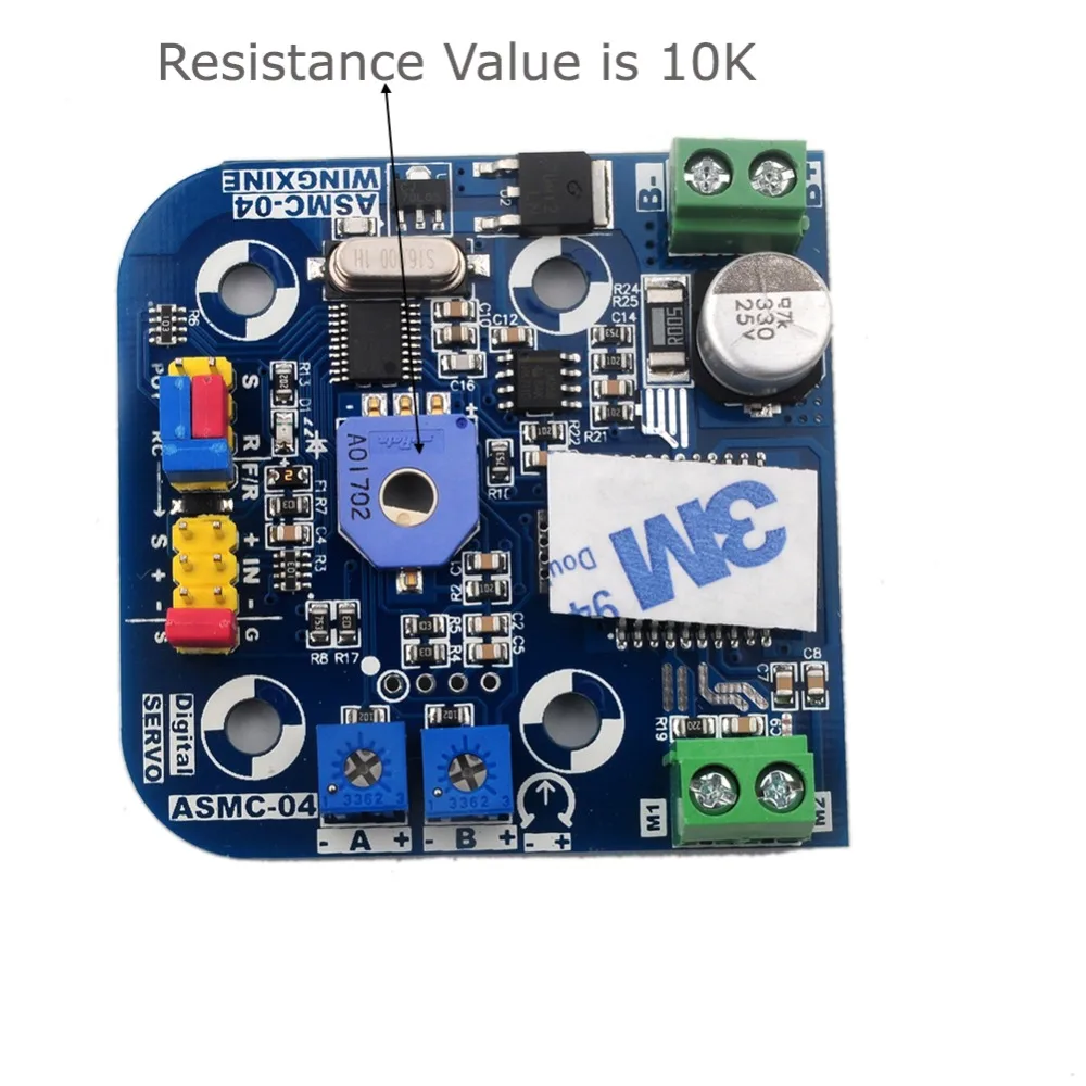 DC12-24V 110KG.CM ASMC-04A High Torque Servo for Large Robot mechanical Arm New