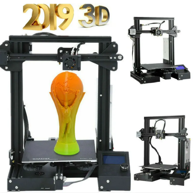 cheap 2019 CTC A13 3D Printer Upgraded Magnetic Build Plate Resume Power Failure Printing DIY KIT MeanWell Power Supply