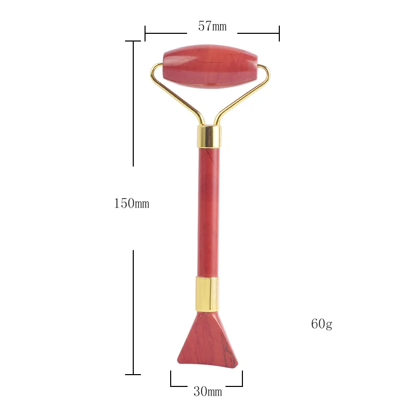 Дизайн, Нефритовый ролик для лица, Кисть для макияжа, натуральный кристалл, камень, массажер для тела, против морщин, целлюлит, подтяжка лица, уход за кожей