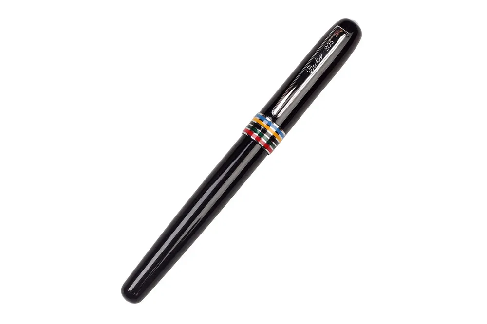 Duke 805# авторучка или Ручка-роллер 2 цвета выбрать стандарт ручка канцелярские - Цвет: Black wiht rainbow
