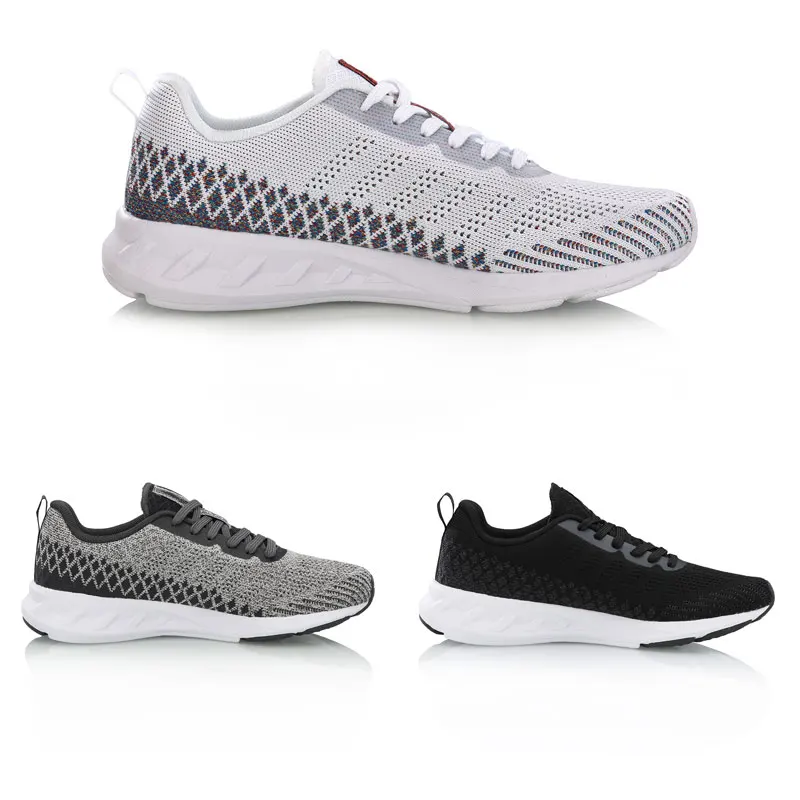 Li-Ning/женские кроссовки для бега с цветными зонами; удобные спортивные кроссовки с дышащей подкладкой; ARHN116 XYP752