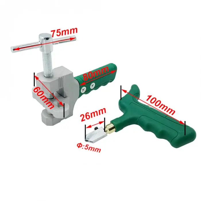 Стекло Плитка открывалка ручной большой колесо Многофункциональный прочный РОЛИК резак DTT88