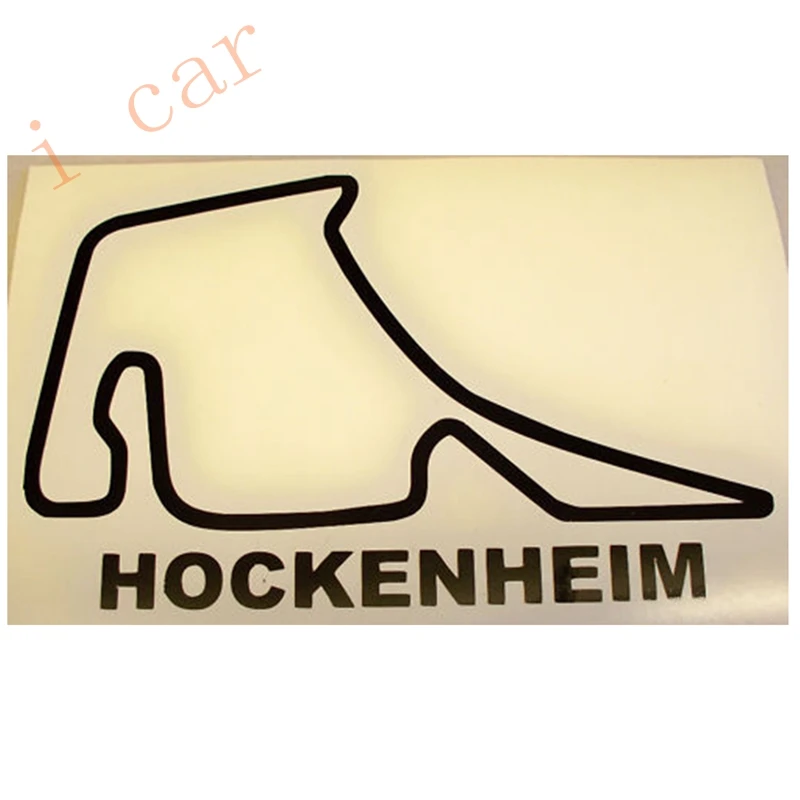 HOCKENHEIM стикер гоночной трассы автомобиля цепи GP|Наклейки на автомобиль| |