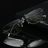 Gafas de lectura Multifocal de titanio sin montura, gafas de transición para hombres, presbicia de hipermetropía reada ► Foto 1/6