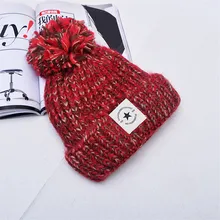 Модные теплые зимние шапки, шапка s для женщин, Удобная вязаная шапка, хлопковая шапка s, шапка с меховым шариком, дизайнерская Осенняя шапка, Повседневная шапка с капюшоном, Новинка