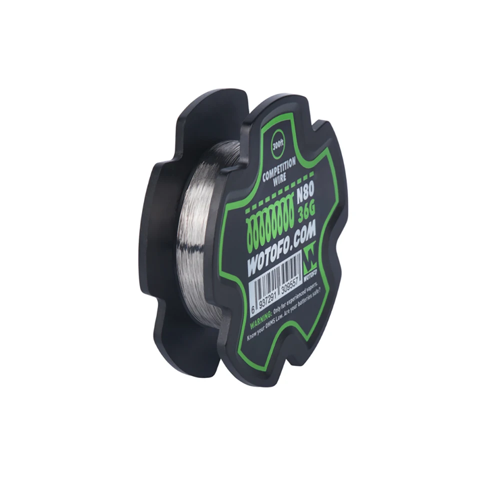 Original Wotofo Ni80 Competition Wire 300 feetspool Heating Resistance coil E cigarette wire for rda rdta diy atomizer 