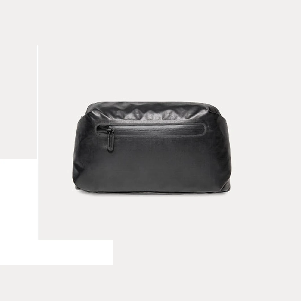 Xiaomi 90Fun поясная сумка нагрудная сумка ранец водоотталкивающая поясная сумка рюкзаки Предупреждение ющий светильник дизайн сумка на плечо - Цвет: Черный