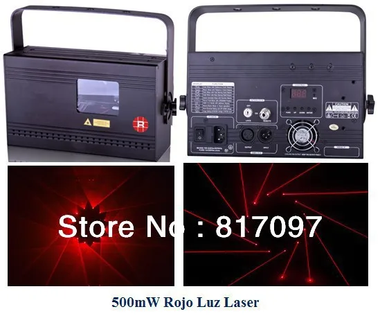 Вента 500 МВт Лазеры Rojo Luces 638nm лазерные диоды Luz Sonido шоу лазер DJ Pub KTV бар Etapa Eventos Fiestas