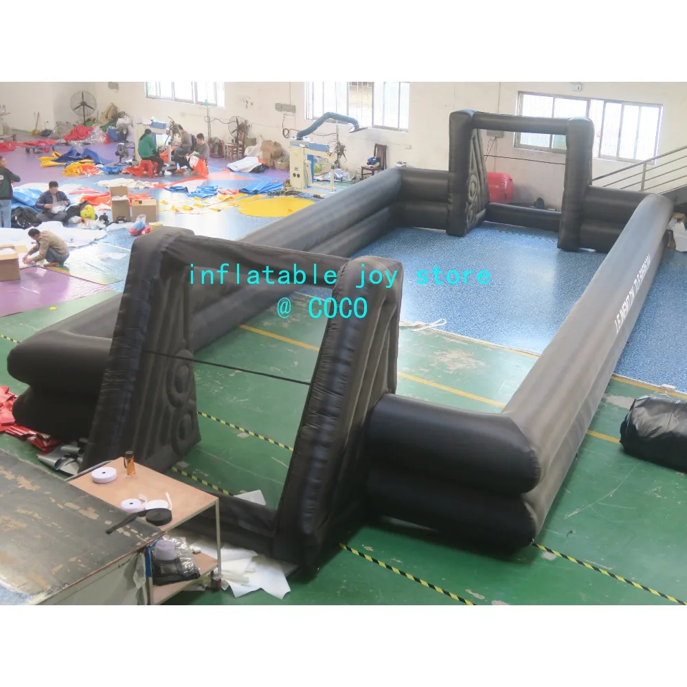 

free air ship to door, 15x8m portable outdoor giant blow up inflatable soccer football field court arena pitch