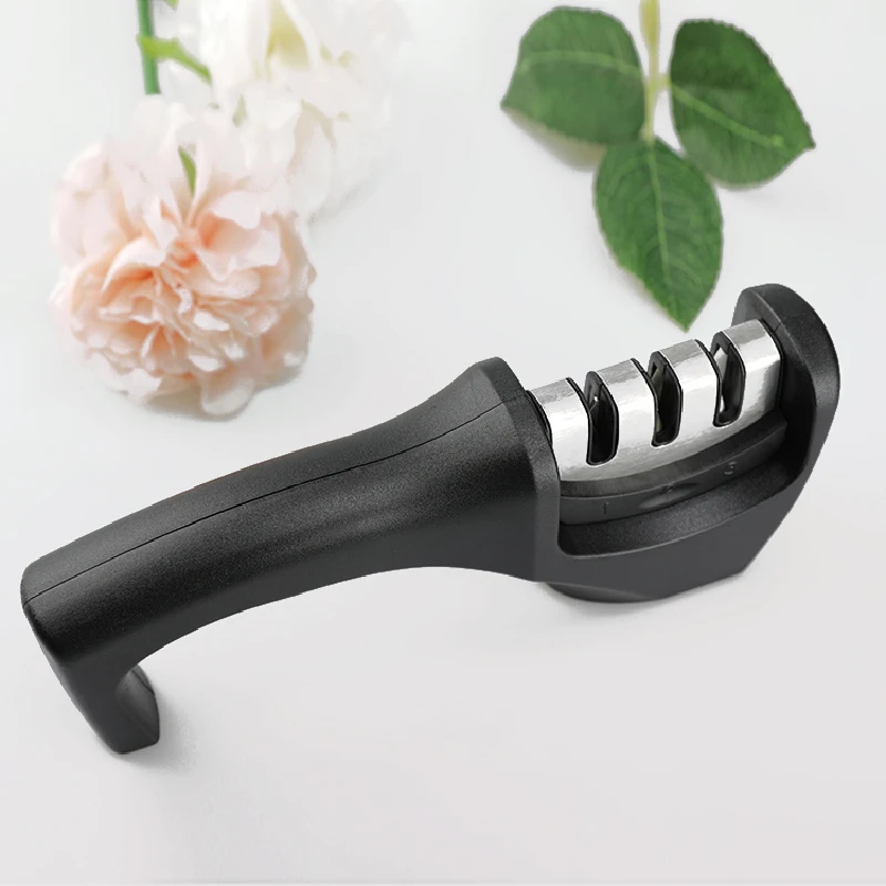 

3 Stages Professional Knife Sharpener knives Whetstone Kitchen Sharpening Stone Tungsten Steel and Ceramic Kitchen Knives Access