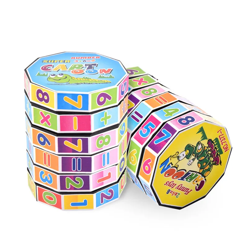 Learning Education Math Toys Montessori Teaching Resources Puzzle Cube For Kids Number Training Aids Fun Calculate Game