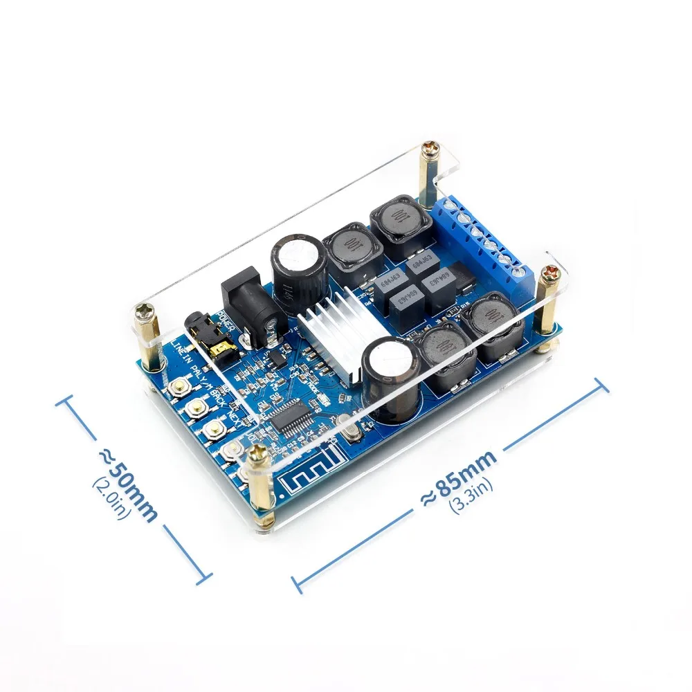 TPA3116 50 Вт + 2 0 аудио Беспроводная Bluetooth стерео цифровая плата усилителя мощности с