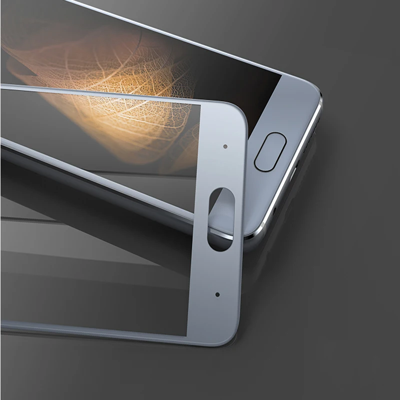 Nicotd для Huawei honor 9 Закаленное стекло Защитная пленка 9H полное покрытие синий 3D