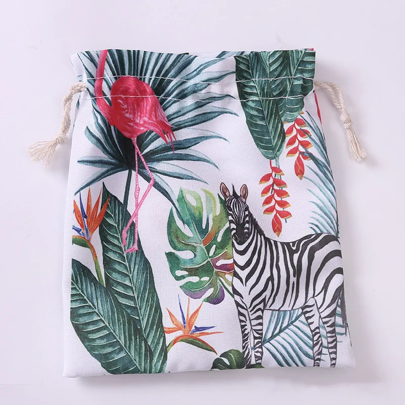 

Vogvigo Plants Drawstring Bag Travel Clothes Shoes Packing Organizers Bags Kids Dolls Toys Package Home Storage Pouch Gift Bag