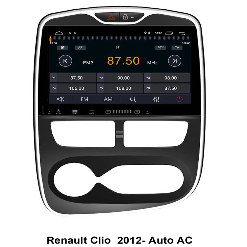 Android 10 автомобильный DVD плеер без GPS навигатора для Renault Clio 2013 2019 радиоплеер