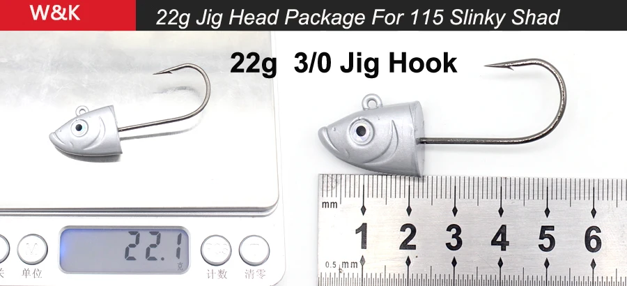 2 шт./pk Jig Head на 22 г 3/0 Jig Крючки для мягкой рыболовной приманки Seabass Zander Walleye рыболовные крючки 1 унц. Jig Head