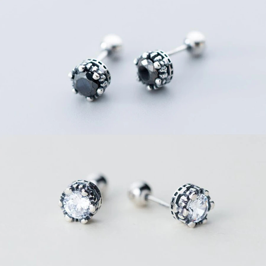 

1PC 925 Sterling Silver Cartilage Bar Tragus Helix Piercing Stud Earring A1785