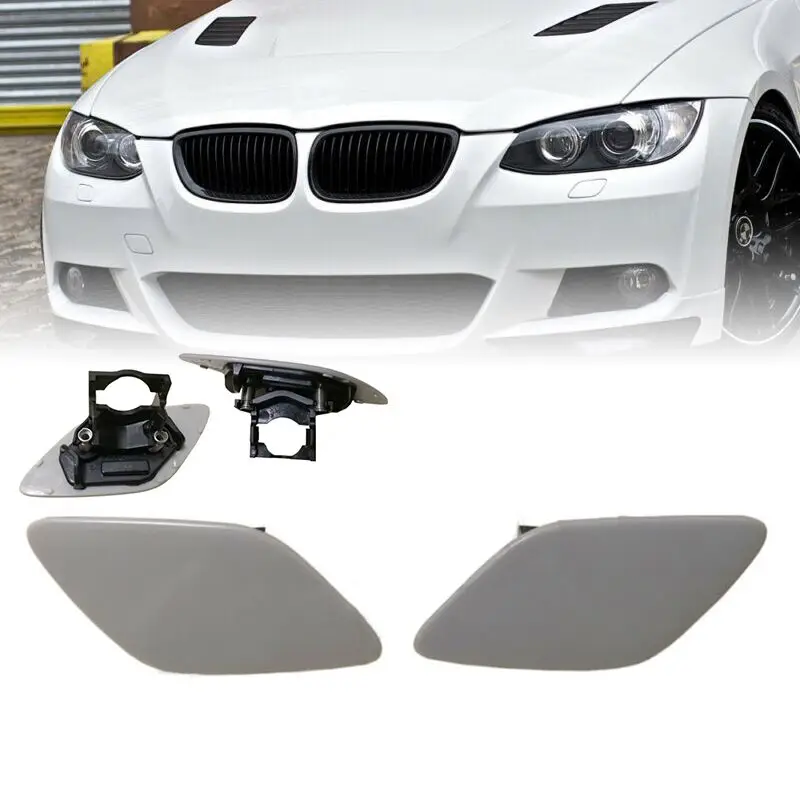 Для BMW 07-2010 E92 E93 Coupe крышка омывателя фар Крышка свет заслонки бампер отделка высокое качество шайба крышка аксессуары