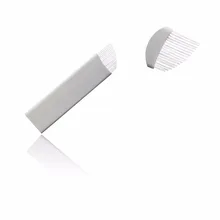 0.25 мм Руководство татуировка ПЕРО ИГЛЫ 17 Вышивка Крестом Иглы для eyebrown постоянный Макияж microblading игла белый jm611d-x73 Иглы для татуажа