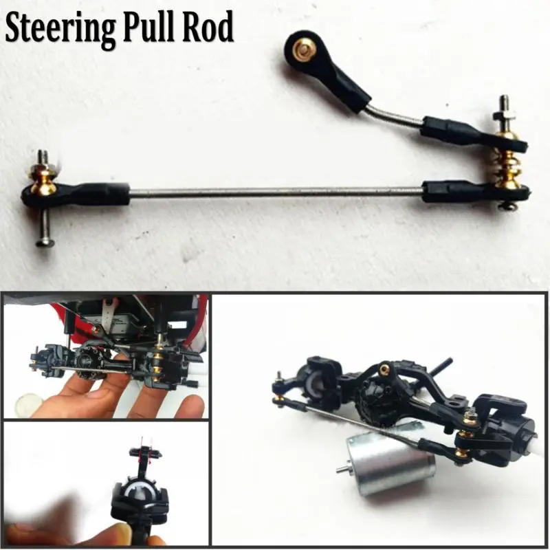 

Replacement Rod Accessories For 1/16 WPL B1 B14 B24 B24 C14 C24 Upgrade Crawl Car Black High Quality