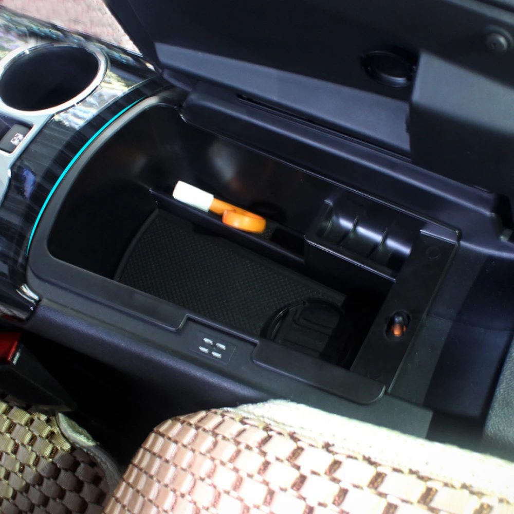 

Car Central Armrest Storage Box For Peugeot 3008 Center Console Arm Rest Glove Tray Holder Case Pallet Container 2008-2015 2016