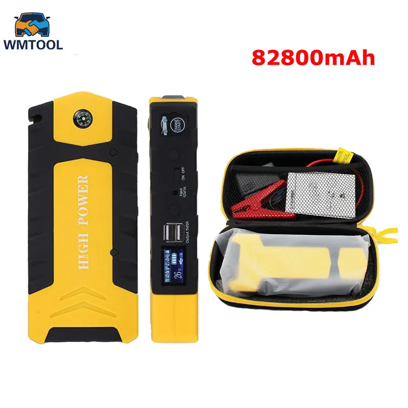 

2018 New 82800 mAh Jump Starter Power Bank Car Starter Emergency Power Bank Car Starting System for 6.0L Petrol 3.0L Diesel
