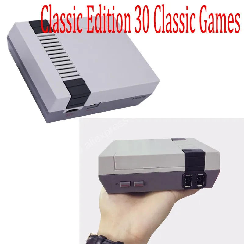 

Mini Dendy Retro 8 bit Video TV Electronic Game Console Game Player To TV Boy for Classic Edition 30 Classic Games AV OUT