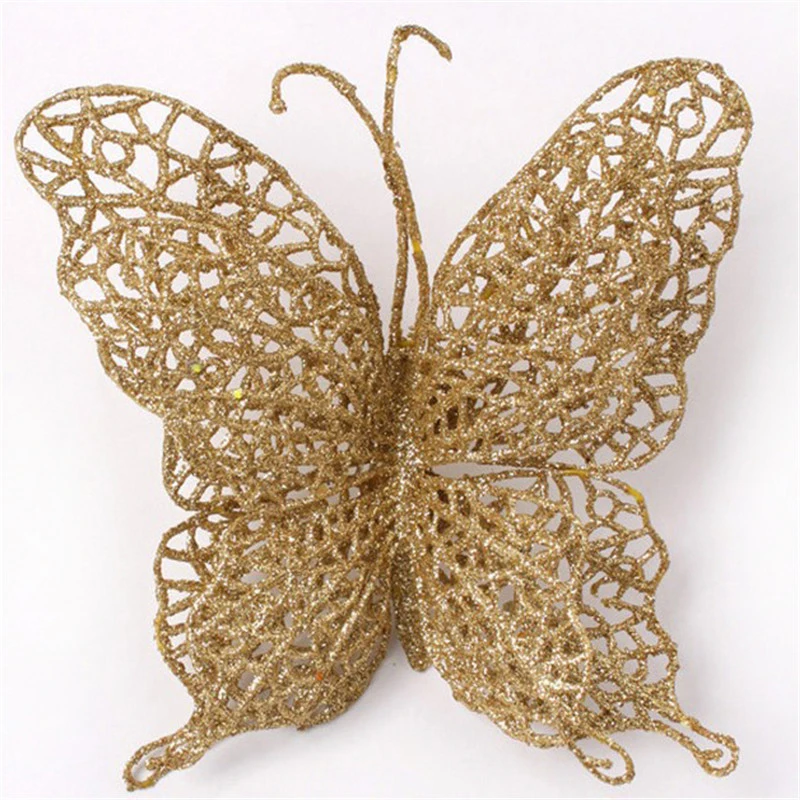 

PipiFren Noel DIY Christmas Decorations For Home butterfly Merry Xmas Ornaments Crafts Accessories happy new year weihnachten