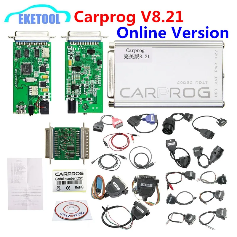 

Perfect Online Version CARPROG V8.21 Full Authorization Perform Airbag Reset Function Car Repair Tool Car prog V8.21 V10.93