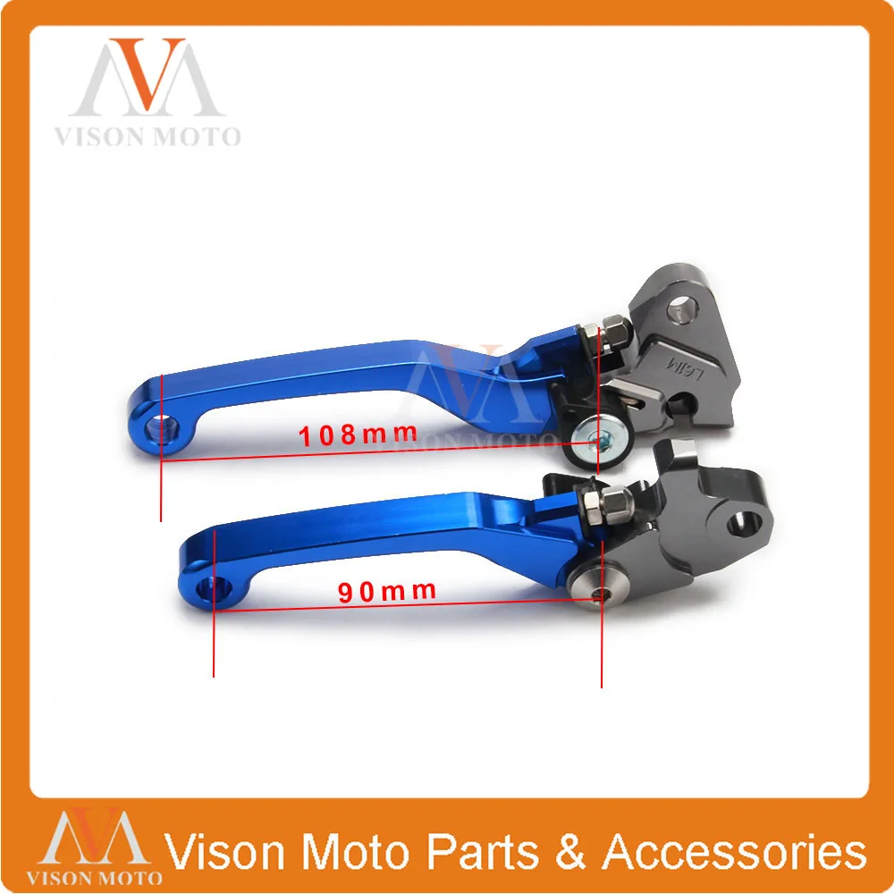 CNC поворотные сцепные рычаги для Yamaha YZ125 YZ250 08 14 YZ250F 07 YZ426F YZ450F мотокросс эндуро