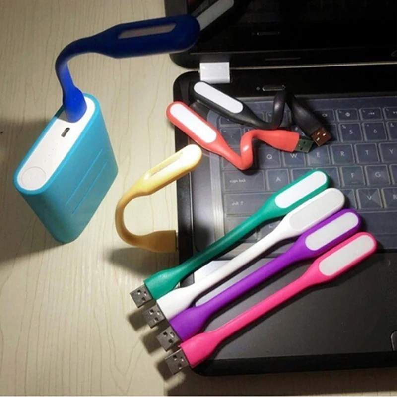 

Creative Portable Mini USB LED Light Flexible Lamp For Power Bank & Notebook & Computer