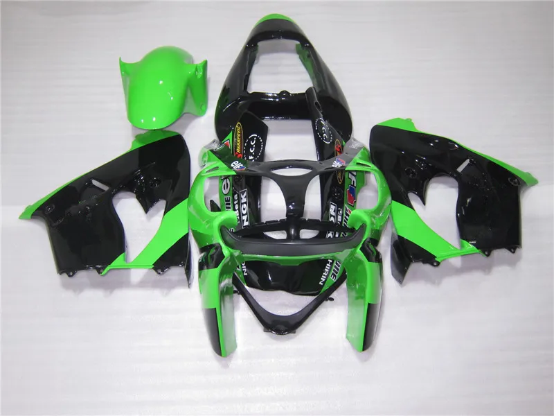 

Custom painted Fairing kits for Kawasaki ZX 9R 2002 2003 NINJA zx9r 02 03 green black motorcycle fairings kit NZ23
