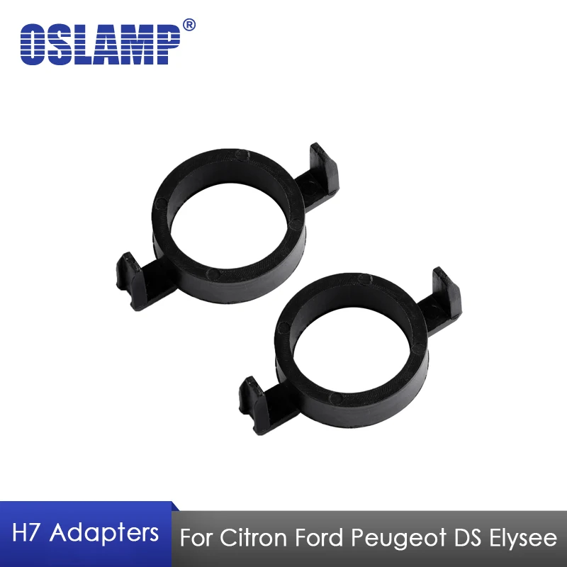 

Oslamp H7 Adapter For Citron Ford Peugeot DS Elysee H7 Led Headlight Bulbs Plastic Adapter Holders Adapter Base for H7 Lamp