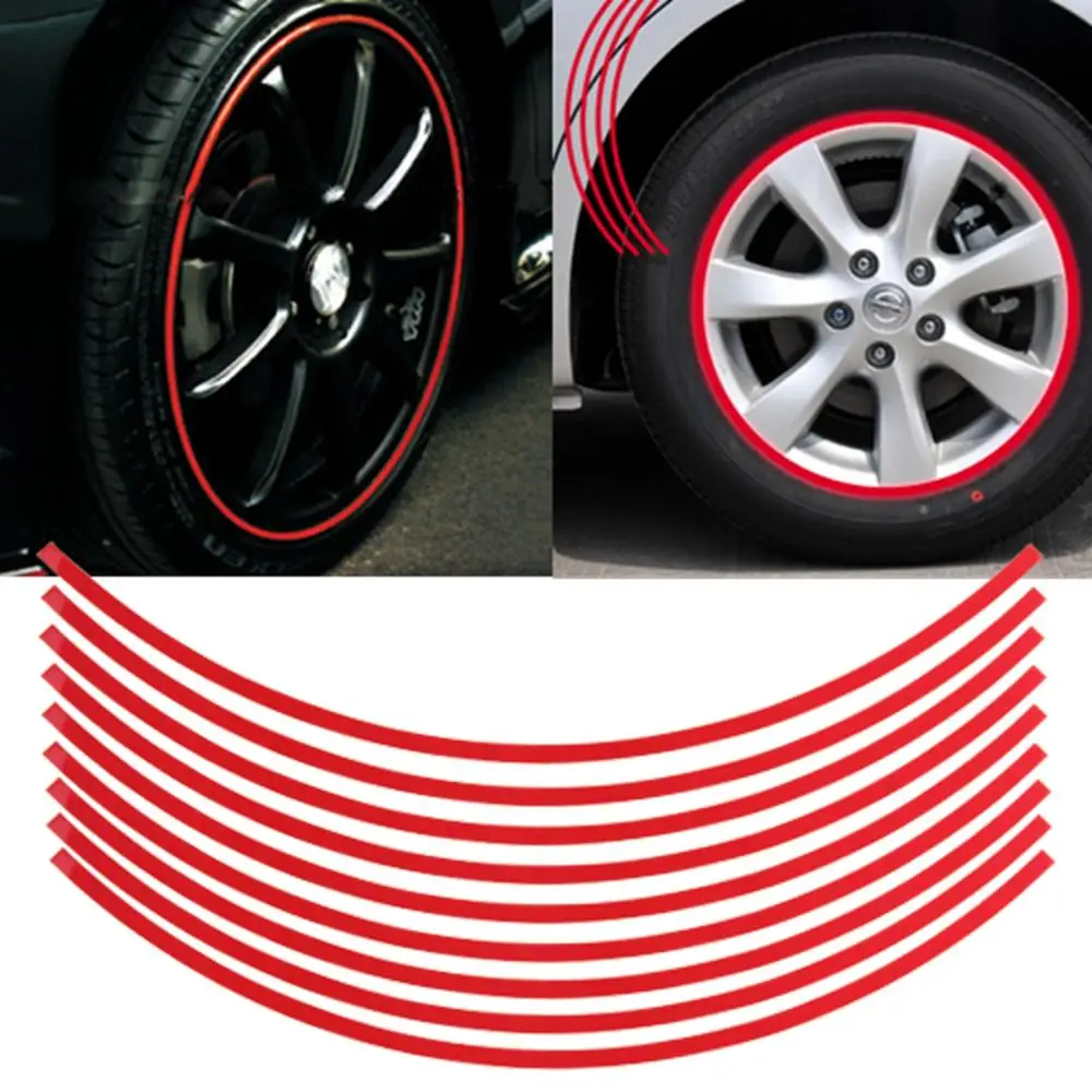 Qook Set 6mm Red Car Wheel Rim Reflective Tape Stripe Decal Sticker Qook Set 6mm Red Car Wheel Rim Reflective Tape Stripe Decal Sticker On Aliexpress Alibaba Group