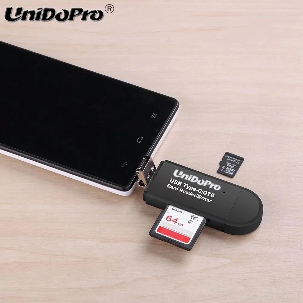 USB 2,0 TF/SD/Micro SD кард-ридер адаптер Micro USB OTG/type C USB-C OTG адаптер для смартфонов/планшетов/ПК/ноутбука