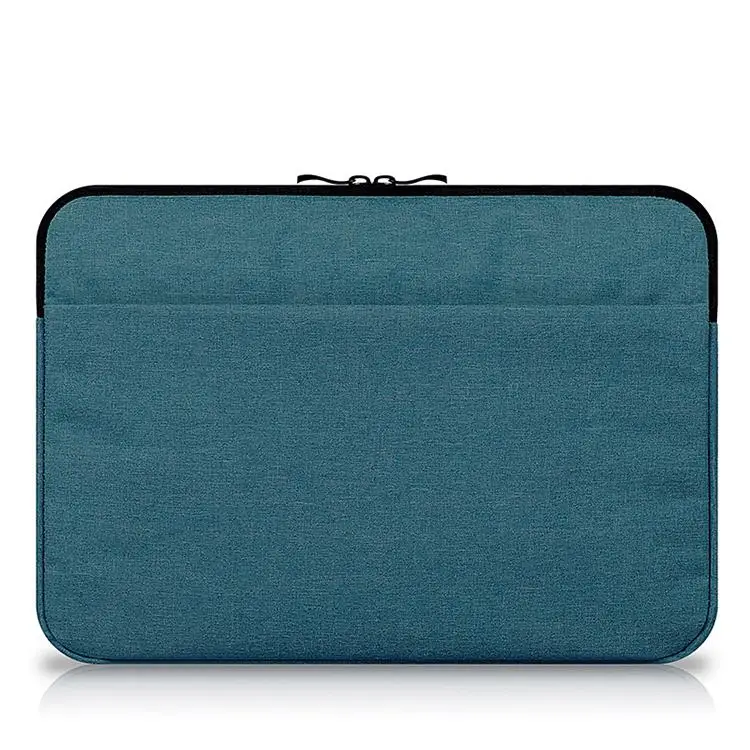 Холщовый чехол для ноутбука Macbook Air 11, 12, 13, 15 дюймов, чехол на молнии для Mac, lenovo, ноутбук, мышь, планшет, чехол для переноски - Цвет: Синий