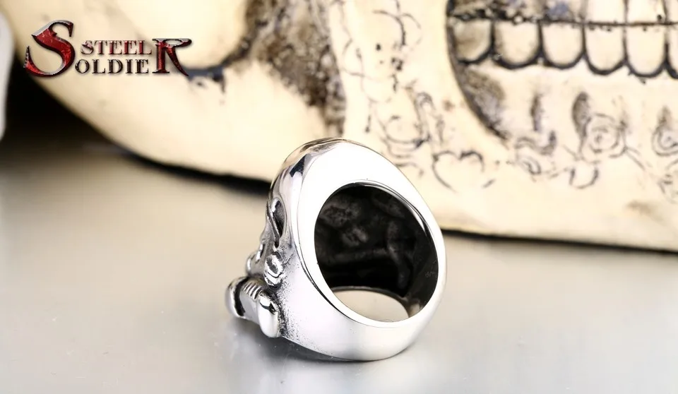 Мужское стальное кольцо в стиле Звездных войн