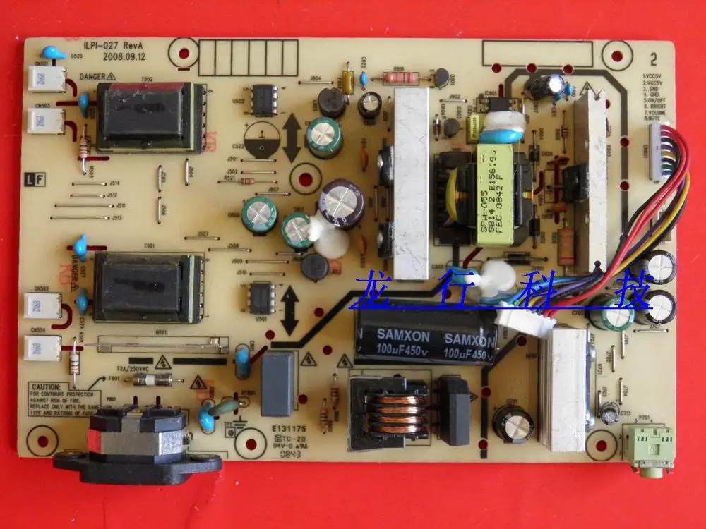 

Free Shipping>Original W1907 Power Board W1907 pressure plate L1908W ILPI-027-Original 100% Tested Working