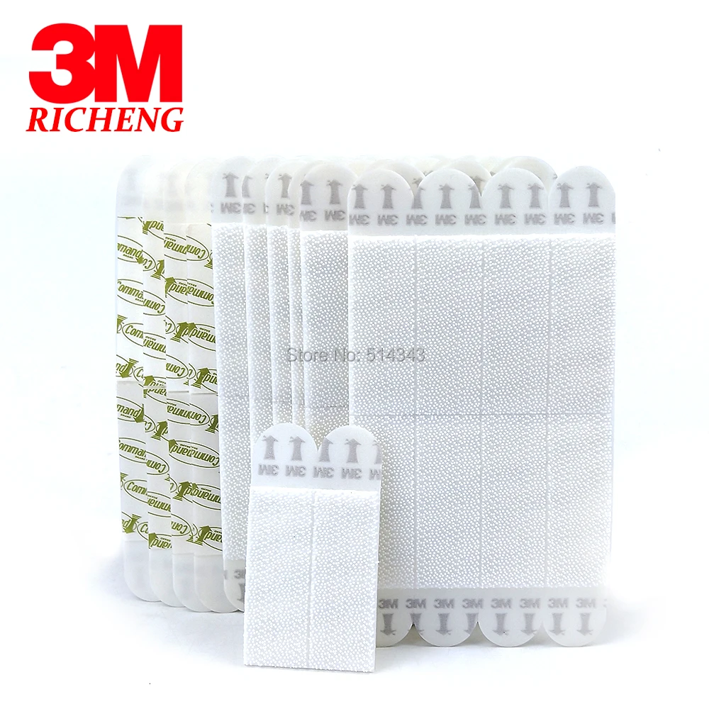 

10pcs Large 3M Command Picture Hanging Strips Command Inter Locking Faster for Home Decor